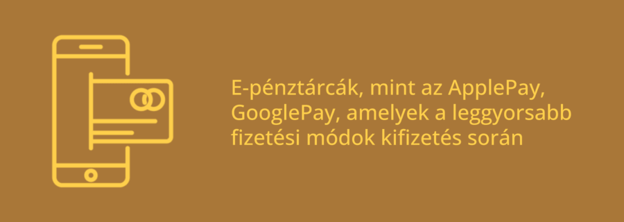 E-pénztárkák gyors kifizetéssel