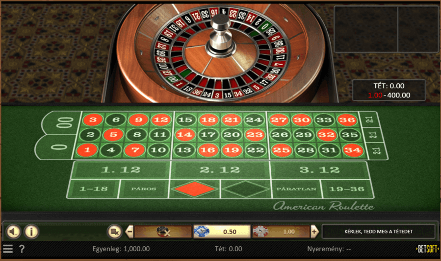 </strong>  Ez egy modern, letisztult dizájnnal rendelkező kaszinó, ahol számos amerikai rulett variáció játszható. Próbáld ki az  <strong>American Roulette Premium</strong>  verziót, és hozd el a szerencséd!