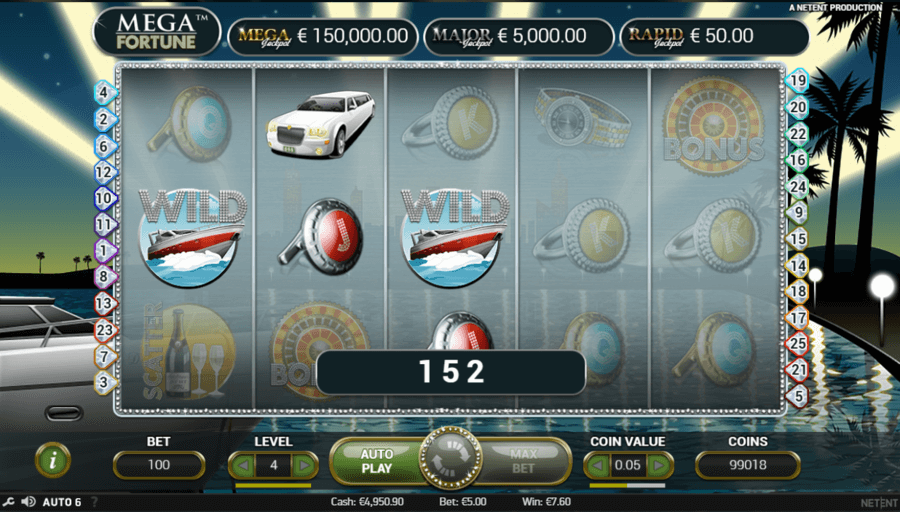 Mega Fortune vad