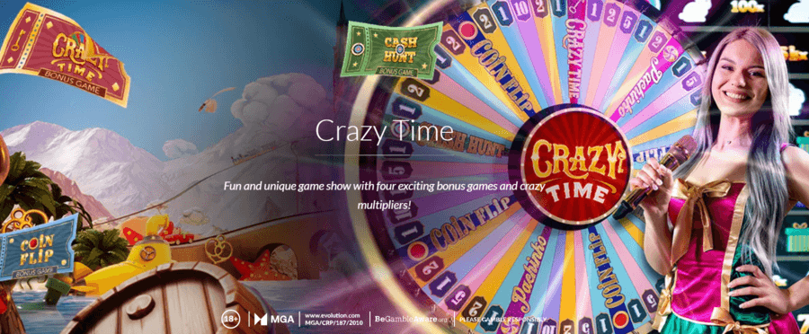 Crazy Time élő show