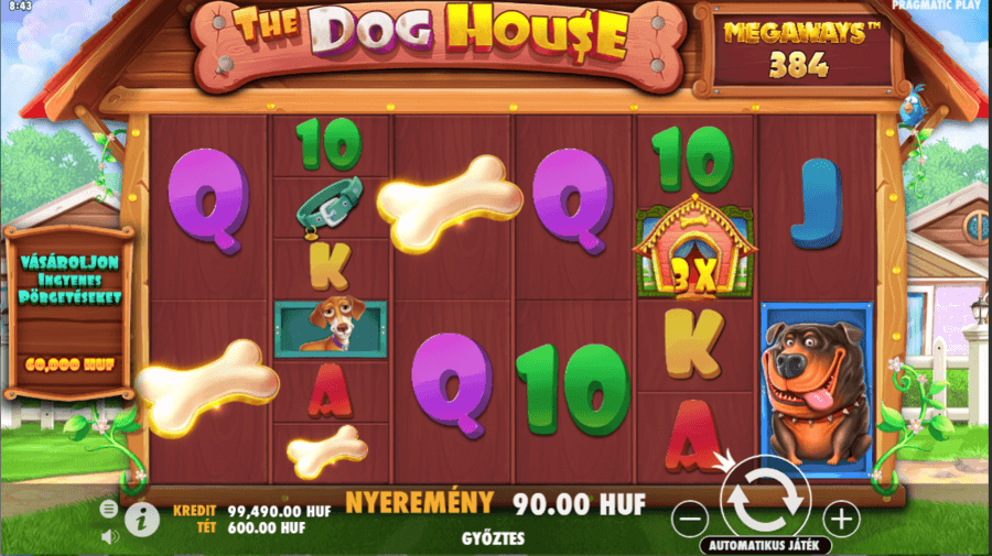 -től</strong> , amely alapja az eredeti The Dog House nyerőgépnek.</strong>
