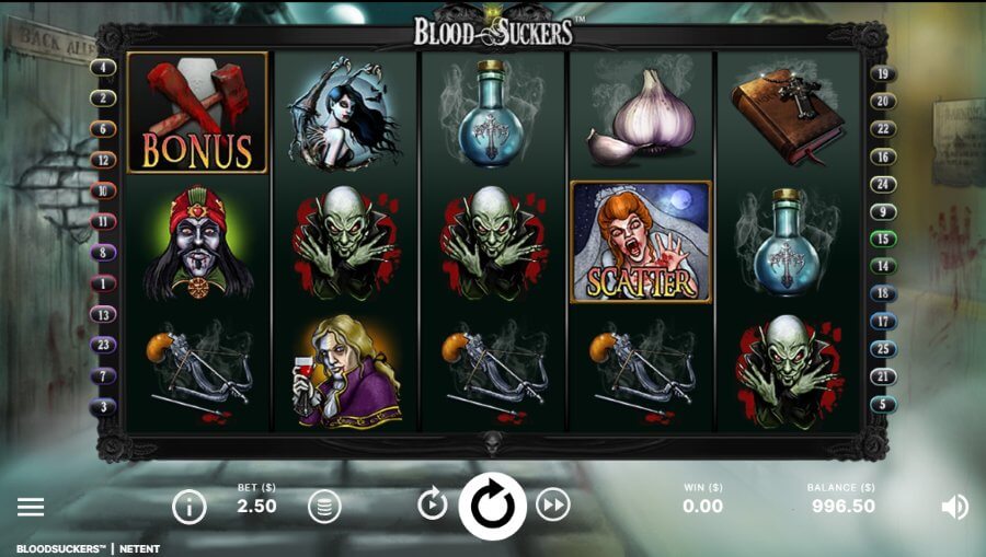 Blood Suckers nyerőgép magas RTP