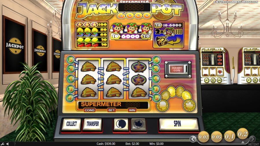 Jackpot 6000 nyerőgép játék grafika értékelés Magyar Casino.