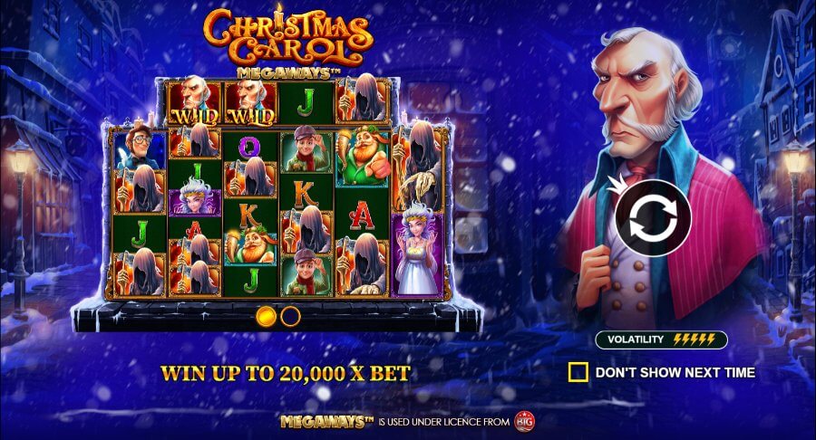 Christmas Carol Megaways értékelés a Magyar Casinóban.