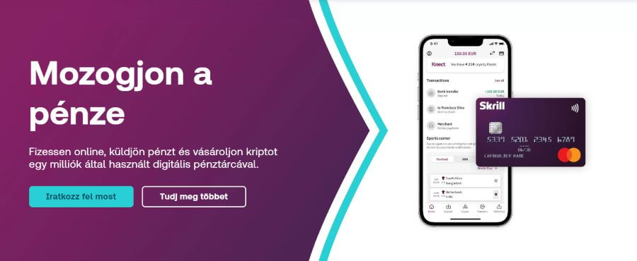 Ezek között vannak a Skrillhez hasonló <strong>e-pénztárcás megoldások</strong> , valamint egyre népszerűbbek a díjmentes prepaid lehetőségek, bankkártyák, hitelkártyák, és legutóbb a <strong>kriptovaluták</strong> is.