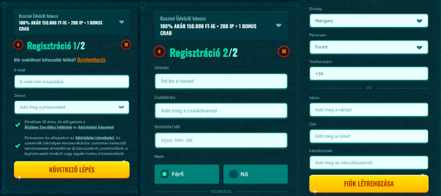 Spinanga kaszinó értékelés regisztrációval.