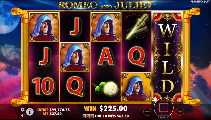 Romeo és Júlia wild bónuszkör