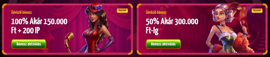 A Joker8 értékelésünk üdvözlő bónusz ajánlatai között azt is kiválaszthatod, melyiket szeretnéd igénybe venni az általad preferált típus alapján. Az alábbi lehetőségek közül választhatsz:
