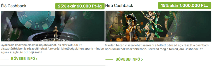 A CampoBet pénzvisszatérítési promócióinak még nem ért véget, hiszen <strong>állandó heti 15%-os cashback ajánlatukkal</strong> a 3-as szintű VIP program tagjainak is kedveskednek.