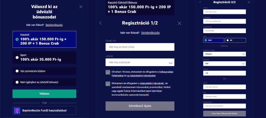 Frumzi értékelés regisztráció