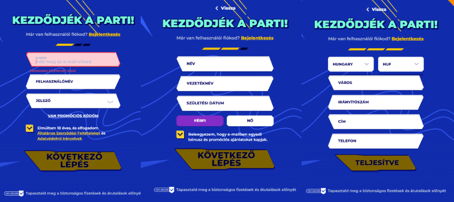 A kaszinók kötelezően kérik a regisztráló játékosok személyazonosságának igazolását, így az alábbi dokumentumokat neked is be kell mutatnod számukra, hogy megbizonyosodjanak róla, valós személy vagy, és nem hátsó szándékkal regisztráltál: