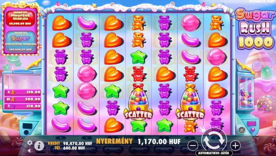 A Sugar Rush 1000 értékelésünk írásakor azt is leteszteltük, hogy a játék megfelelően működik-e a  <strong>