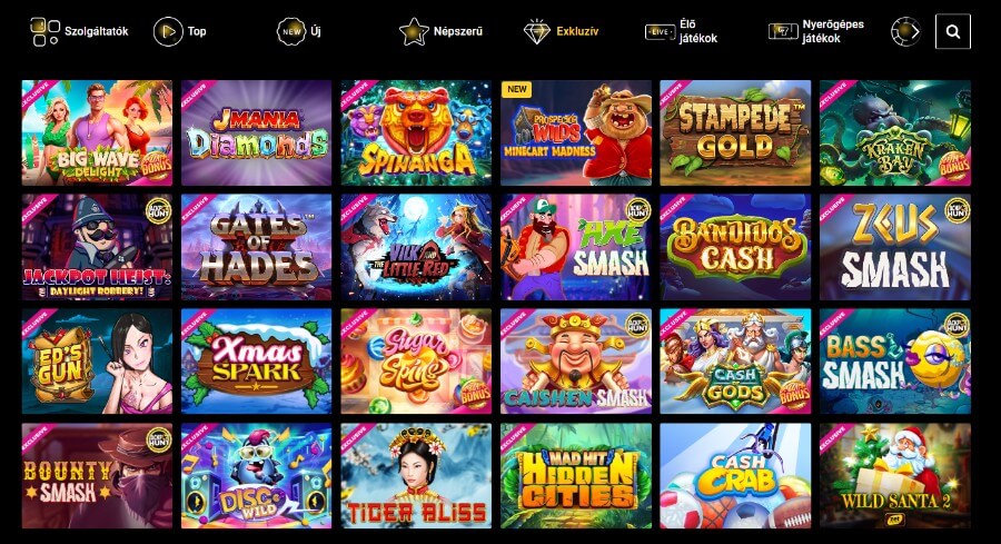 A Zet Casinoban elérhető exkluzív játékok széles spektrumot kínálnak.