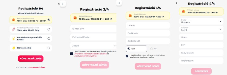 GreatWin értékelés regisztráció