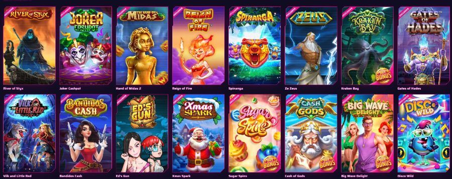 A Roby Casino egy figyelemfelkeltő cyberpunk stílusú platform, széles játékválasztékkal és vonzó bónuszokkal. Elfogadja a kriptovalútás tranzakciókat, és két különböző lojalitási programmal rendelkezik.