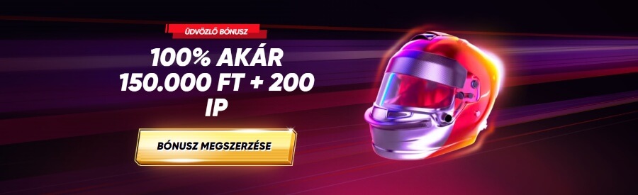 Ez egy könnyed, pár lépésből álló, gyorsan elvégezhető regisztráció, és mármínimum 6000 Ft befizetést kell eszközölnöd ahhoz, hogy hozzáférj az ajánlathoz. A pörgetéseket tíz napon át folyamatosan, napi húszasával kapod majd meg a fiókódodban.
