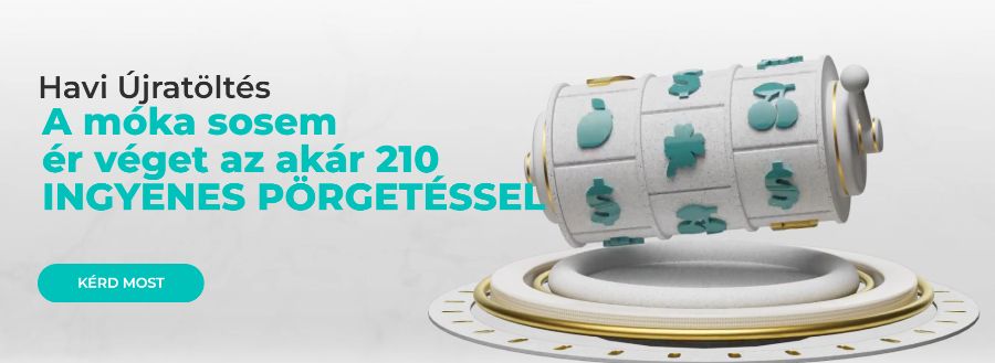 A legkisebb, 8000 Ft-os befizetéssel 2x 10 pörgetést, 20.000 Ft-tal 40 pörgetést, míg 40.000 Ft-os befizetéssel összesen 150 pörgetést lehet szerezni népszerű játékokra, mint a Viking Voyage vagy a Book of Darkness.