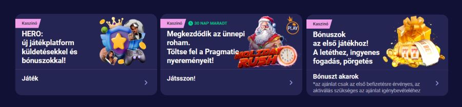 BetMatch ajánlatok