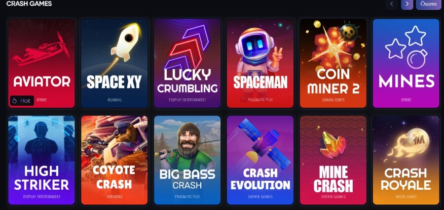 crash játékok