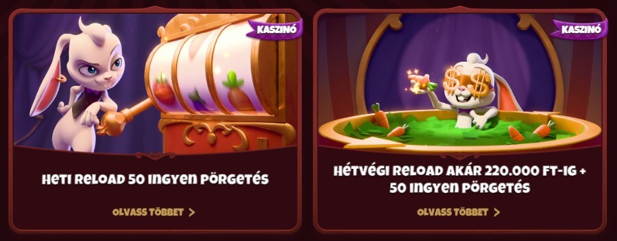 Ingyenes pörgetések reload ajánlatok.
