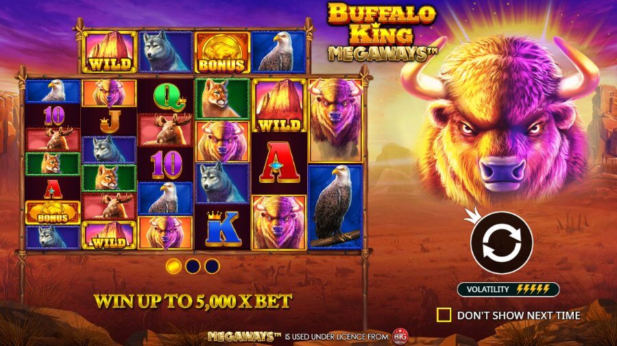 Buffalo King Megaways értékelés
