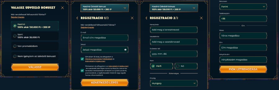 regisztráció