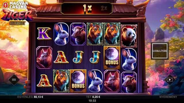 Hihetetlen maximális nyereményről számolhatunk be a Tiger DoubleMax játékban! Nézd meg, milyen lenyűgöző lehetőségeket kínál ez a izgalmas nyerőgép, ahol akár 10.000-szeres nyereményt is elérhetsz!